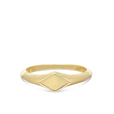 Anillo Delicado, Bañado en oro, Sin piedra