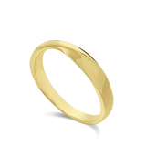 Anillo Delicado, Bañado en oro, Sin piedra
