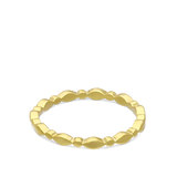 Anillo Delicado, Bañado en oro, Sin piedra