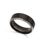 anillo de hombre, Acero inoxidable, Sin piedra