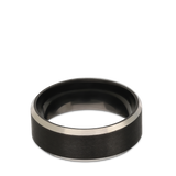 anillo de hombre, Acero inoxidable, Sin piedra