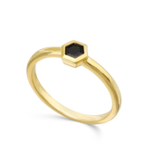Anillo Delicado, Bañado en oro, Zirconia cúbica artificial