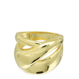 Anillo de Declaración, Bañado en oro, Sin piedra