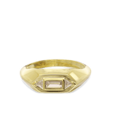 Anillo Delicado, Bañado en oro, Zirconia cúbica artificial