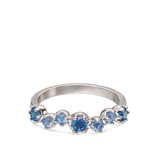 Anillo Delicado, Plata 925 bañada en rodio, Zirconia cúbica artificial