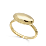 Anillo Delicado, Bañado en oro, Sin piedra
