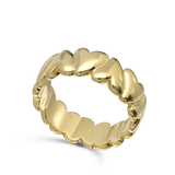 Anillo de Declaración, Bañado en oro, Sin piedra