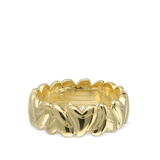 Anillo de Declaración, Bañado en oro, Sin piedra