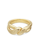 Anillo Delicado, Bañado en oro, Sin piedra