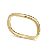Anillo Delicado, Bañado en oro, Sin piedra