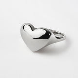 Anillo Delicado, Plata 925 bañada en rodio, Sin piedra