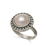 Anillo Delicado, Plata de Ley 925, Perla cultivada