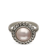 Anillo Delicado, Plata de Ley 925, Perla cultivada