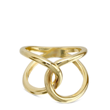 Anillo Delicado, Bañado en oro, Sin piedra
