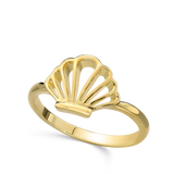 Anillo Delicado, Bañado en oro, Sin piedra