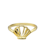 Anillo Delicado, Bañado en oro, Sin piedra