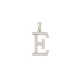 Colgante, Plata 925 bañada en rodio, Zirconia cúbica artificial