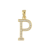Colgante, Bañado en oro, Zirconia cúbica artificial